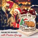 Capybara Christmas Ornament 2025 - Funny Animal Ornaments for Tree Decor, Unique Animal Lover Gifts, Capybara Ornament for Women Men, Funny Gifts for Friends Neighbors Boys and Girls