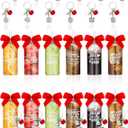 Skylety 12 Sets Teacher Appreciation Gifts in Bulk 13.5 oz Reusable Coffee Cups with Lid Straw Keychain Bows Thank You Teacher Gifts Back to School Party Favor Employee Office Supplies (Round)