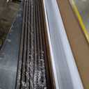 NeatiEase Wood Wall Panels, 9 Feet Acoustic Slat Wall Panels for Interior Wall Decor and Noise Reduction, Decorative Slat Wall Paneling, Smoked Oak, 4-Piece