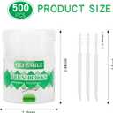2 x BrushPicks Interdental Toothpicks, Soft Interdental Brushes and Dental Floss Picks 2-in-1, Teeth Plaque Remover 500 Toothpicks, 1 Pack