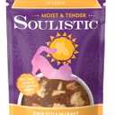 Soulistic Moist and Tender, Tuna and Salmon Dinner in Gravy, 3oz Pouch, Pack of 8 (EXP 11/21/27)