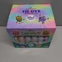 30 Colors Tie Dye Kit, Tie Dye Set for Kids, Pre-Filled Tye Dye Bottles, Non Toxic Permanent Fabric Dye Art Set, Easy DIY Fabric Art - Create Fun (30 Colors)