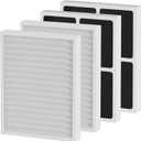 4 Pack 30920 Air Filter Replacement MERV-13 Compatible with Hunter HEPAtech 30920 fits 30050 30054 30055 30065 30070 30071 30075 30080 30177 30832 30882 30883 37055 37065, Air Cleaner Purifiers