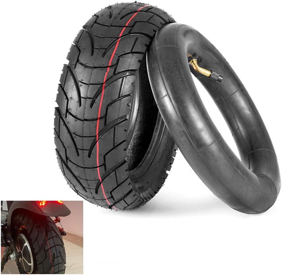 Scooter Tires 80/65-6 City Road Tire And 45 Inner Tube 10 Inches Motorcycle & Electric Scooter Tires Compatible With Apollo 2022 Explore Electric Scooter E-Bike 255x80 10x3.0 Tire