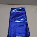Hologram Metallic Foil Stretch Fabric Width 58 Inches(Royal Blue 2yards)