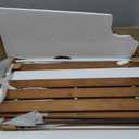 Wire Shelf Covers, Bamboo Wire Rack Covers for Pantry, Closet (4pcs, 24" W x 12" D)