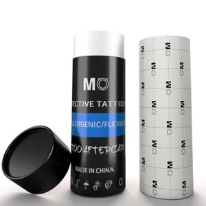 Tattoo Aftercare Bandag Derm Shield Bandage 18ft x 6in Second Skin Tattoo Cover Waterproof Bandages It Can Heal Your Faster for Protect Your Recovery (5.9 Inch x 5.5yard)