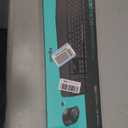 Logitech MK345 Wireless Keyboard and Mouse Combo with Palm Rest, 2.4 GHz USB Receiver, Compatible with PC, Laptop, Black