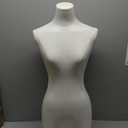 Female Mannequin Dress Form Torso, 47"-83" Height Adjustable Display Mannequin Body with Metal Stand, Retro Manikin for Sewing Clothing Jewelry Market Shop (White, A)