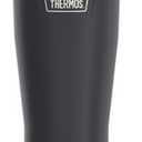 THERMOS ICON SERIES Stainless Steel Cold Tumbler with Slide Lock, 24 Ounce, Granite