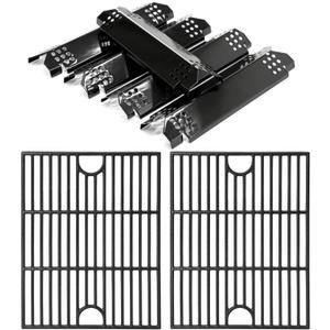 720-0888N Replacement Parts for Nexgrill 5 Burner 720-0888 720-0888S, 4 Burner 720-0830H 720-0830X 720-0783E 720-0783EH. 17 inch Grill Grates and Heat Plates for Nexgrill Replacement Parts 5 Burner