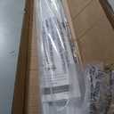 LazBlinds No Drill Cordless Cellular Shades, 32 1/2" W × 48"H, Silver White