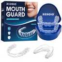 REROIO Anti Grinding Guard, Mouth Guard for Grinding Teeth at Night, Mouth Guard for Sleeping, Perfect fit Night Guards for Teeth Grinding, Reusable Mouthguard for Adults