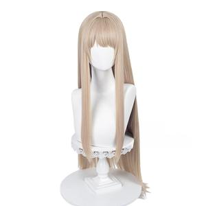 Gradient Cosply Wig Light Linen 90cm 35inch