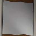 Modavari Home Fashion Accent Mirror Wood and Metal Finish Bathroom Mirrors for Wall Mounted, 40" x 30" Rectangle Rustic Wood Framed Wall Mirror, Decorative Farmhouse Mirror for Bathroom, Bedroom, Entryway, Horizontally/Vertically, 8 Pack