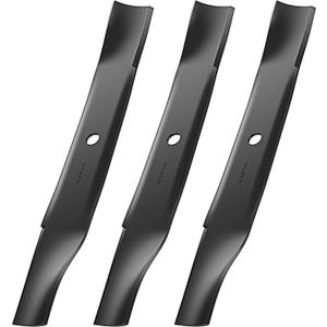 RONPOW 115-5059-03/79016P Lawn Mower Blades Compatible with Toro Timecutter 50 Inch SS5000, SS5060, MX5050, MX5060, Exmark Quest S/E, High Lift Zero Turn Blade, Replaces 110-6837-03 112-9759-03, 3Pack