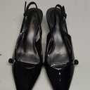 Kitten Heels for Women Slingback Heels Womens Dress Shoes Comfortable Work Shoes Pointed Toe Pumps (6, Black)