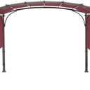 Universal Doubleton Steel Pergola Replacement Cover for Pergola Structures L-PG080PST, 85''x 208'' (Burgundy)