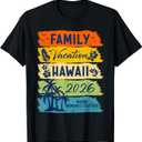 Family Vacation Hawaii 2026 Matching Group Vacation T-Shirt, S