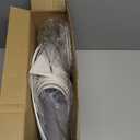 Empire Lamp Shades Set of 2, 6" Top x 16" Bottom x 10.8" High, Large Beige Lamp Shades for Table Lamps Floor Lamps, Natural Linen Lampshades Replacement, Spider, Harp Holders Included, Easy Assembly