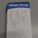 VIWIK Dog Nail Trimmers with Light, Cat Dog Nail Clippers, Dog Nail Grinder Quiet for Large Medium Small Dogs Paw & Cats Claw, Electric 2-Speed Pet Toenail Grooming Supplies, Gifts for Dog Lovers. (White+Blue)