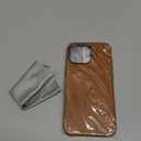 Genuine Leather Case for iPhone 16 Pro Max 6.9 inch, Oil Wax Top-Grain Leather, Compatible with MagSafe, Metal Buttons and Camera Bezel (Tan)