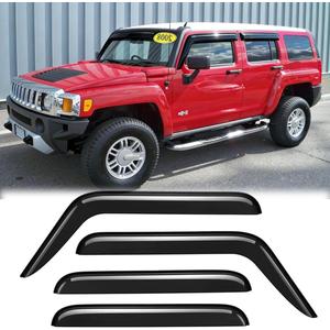 4PCS Side Window Wind Deflectors for Hummer H2 2003-2009 94329