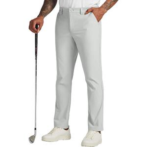 Willit Mens Golf Pants Stretch Dress Pants Quick Dry Work Business Slacks Casual Pants with 4 Pockets, Size 42×28