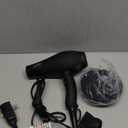 JINRI Ionic Hair Dryer with Diffuser & Comb and Concentrator, Lightweight Quiet Infrared Blow Dryer, Powerful 1875 Watt Motor for Smooth and Fast Drying Hair, Black