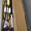 JANZ 24 FT Pressure Washer Telescoping Wand with Power Washer Extension Wands, Brush Head, Gutter Cleaner, 7 Spray Nozzle Tips, 2 Hose Adapters and Support Belt TW-004 (Yellow)