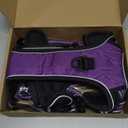 No Pull Dog Harness Adjustable Reflective Oxford Easy Control Medium Large Dog Harness with A Free Heavy Duty 5ft Dog Leash