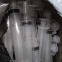 20ml Syringe for Liquid,50 Pack Large Plastic Syringes with Adapters and Cap, Individually Sealed Syringe for Feeding, Irrigation Water and Scientific Labs