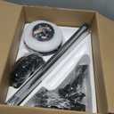 ZMISHIBO 52 Inch Ceiling Fan with Light, App&Remote Control, Flush Mount Low Profile, Dimmable 20W LED Light, Quiet Reversible Motor for Bedroom, Living Room, Apartment, Black