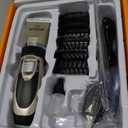 oneisall Dog Clipper Low Noise, Dog Grooming Kit with Rechargeable, Dog Shaver Cordless Electric Quiet Hair Clipper Set for Dog Cats PetsGold