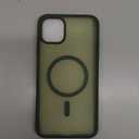 SUPFINE Magnetic for iPhone 11 Pro Max Case (Compatible with MagSafe) (Military Grade Drop Protection) Slim Translucent Matte Shockproof with AntiFingerprint Phone Case,Cangling Green