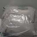 Men's Puffer Jacket Hooded Zip Up Long Coat Warm Quilted Padded Jackets with Pockets (Large, Grey)