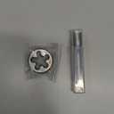 Burkit 5/8"-18 UNF Tap and Die Set, 5/8 x 18 UNF Machine Thread Tap and Round Die Right Hand