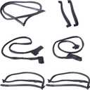 GM9096GGW Seal Weatherstrip Kit - Waterproof Sealing Strip Compatible with Chevrolet Corvette C4 Coupe 1990-1996