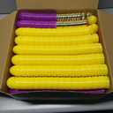 LEASEN [ 12 Surprise Golden Eggs ] 500 Pack Plastic Easter Eggs Bulks, 2.3 Inch Empty Easter Eggs, Bright Colors Plastic Eggs Fillable for Easter Hunt, Basket Stuffers Fillers, Easter Party Favor