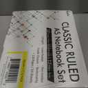 12 Pack Notebooks Journals Bulk with 12 Black Pens, Feela A5 Hardcover Notebook Classic Ruled Journal Set with Pen Holder for School Business Work Travel Writing, 120 GSM, 5.1”x8.3”, Yellow