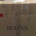 Bulova C4821 Oversize Gabriel Wall Clock, Rustic Brown, 45"