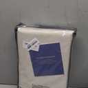 100% Blackout Shield Linen Blackout Curtains for Bedroom 84 Inches Long, Back Tab/Rod Pocket Living Room Drapes, Thermal Insulated Blackout Curtains 2 Panels Set, 50" W x 84" L, Cream