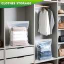 15PACK 10 Gallon Extra Large Zipper Plastic Bags for Storage 24'' x 24'',Extra Large Clear Zipper Bags Reusable for Clothes, Home Moving, Travel, Camping, Thick 6 Mil