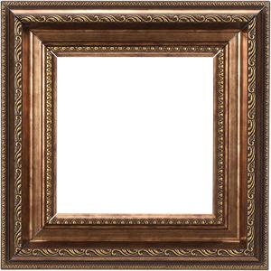 uxcell Canvas Floater Frames, 10x10 Resin Floating Frame for Canvas Painting Vintage Oil Painting Supplies for Home Office Bedroom Table Wall Hanging Decor DIY Art Display, Dark Brown