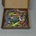 Zippytots Dinosaur Toys for Kids 3-5, 10 PCS Realistic Plastic Dinosaur Figure Toy Set Including T-Rex, Stegosaurus, Spinosaurus, Ideal Gift for Toddle