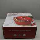 Mueller 6 Qt Enameled Cast Iron Dutch Oven, Heavy-Duty Casserole Dish and Braiser Pan with Lid and Stainless Knob, Safe for All Cooktops