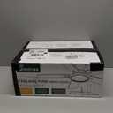 BYKISTOK Flush Mount Ceiling Fan with RGB Light  52In Black Ceiling Fan Light with Reversible Mute Motor, LED 3CCT Dimmable, Low Profile Modern Ceiling Fans for Indoor, Party, Covered Outdoor