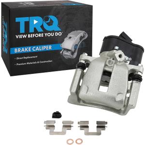 TRQ Rear Left Brake Caliper w/Bracket Drivers Side
