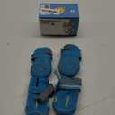 QUMY Dog Shoes for Large Dogs, Medium Dog Boots & Paw Protectors for Winter Snowy Day, Summer Hot Pavement, Water-Resistant in Rainy Weather, Outdoor Walking, Indoor Hardfloors Skid-Resistant Sole (Size 2: 1.9''x2.4''(W*L) (Pack of 4))