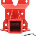 2'' Rear Receiver Tow Hitch for Can-Am Maverick X3 / X3 Max 2017-2025, Includes Cotter & Hitch Pin, 3/16" Heavy Duty Steel Receiver Hitch, Red